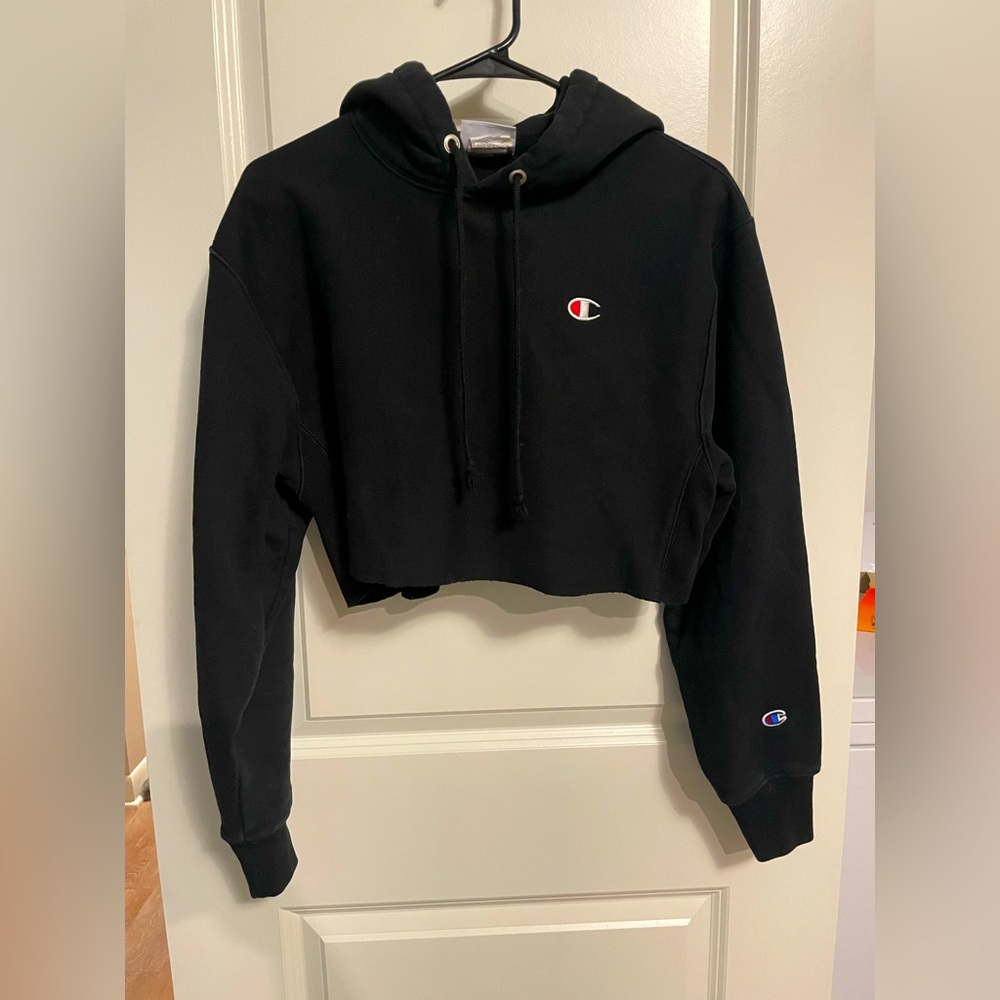 Champion cropped hoodie ✨